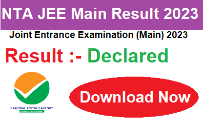 NIT JEE MAIN Result 2023
