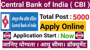 Central Bank of India Apprentices Recruitment 2023 Apply Online