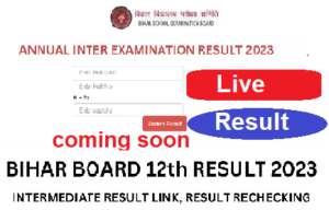 Bihar Board 12th Inter Result Download 2023