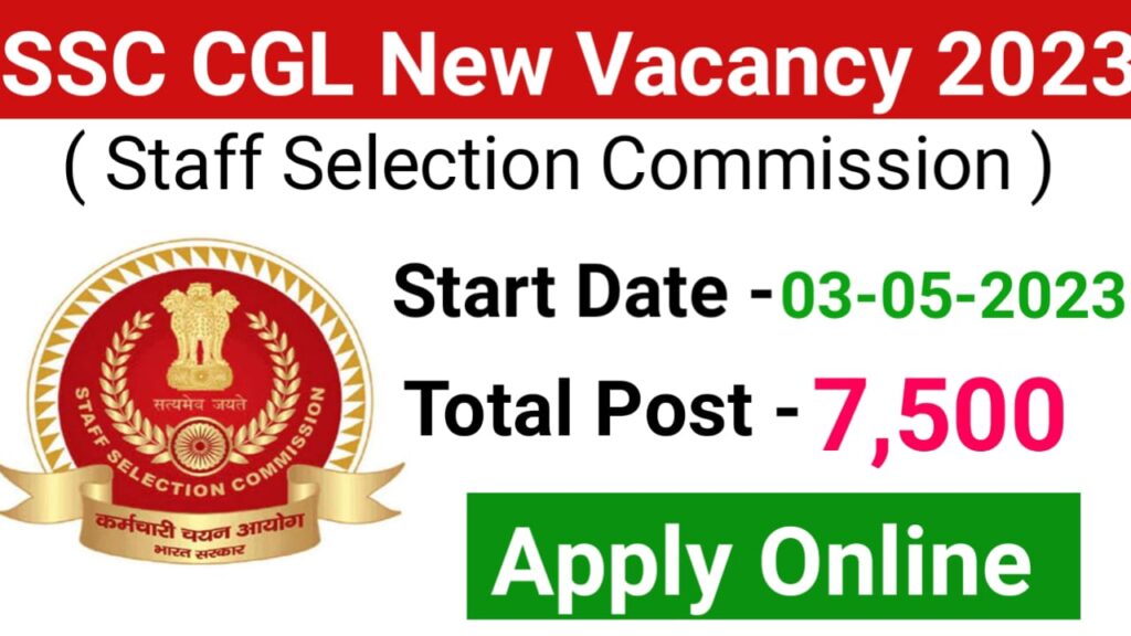 SSC CGL Online Apply 2023