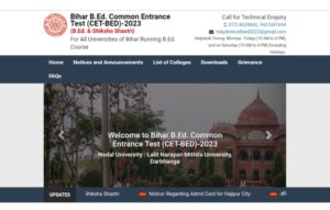 Bihar B. Ed Entrance Result 2023