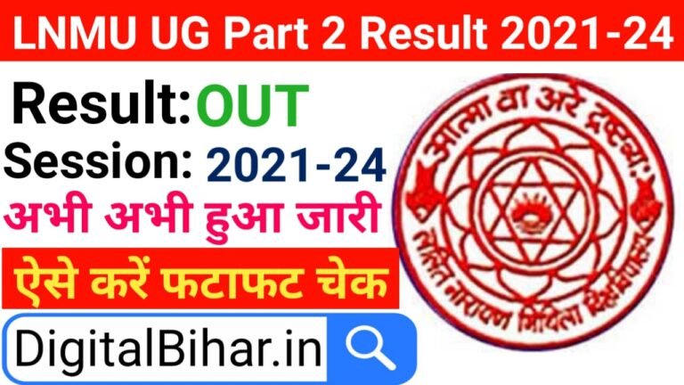 LNMU UG Part-2 Result 2021-24