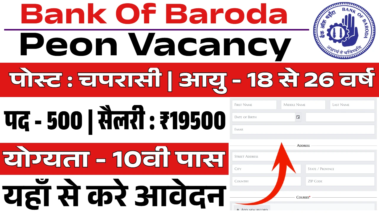 Babk Of Baroda Poen Vacancy 2025