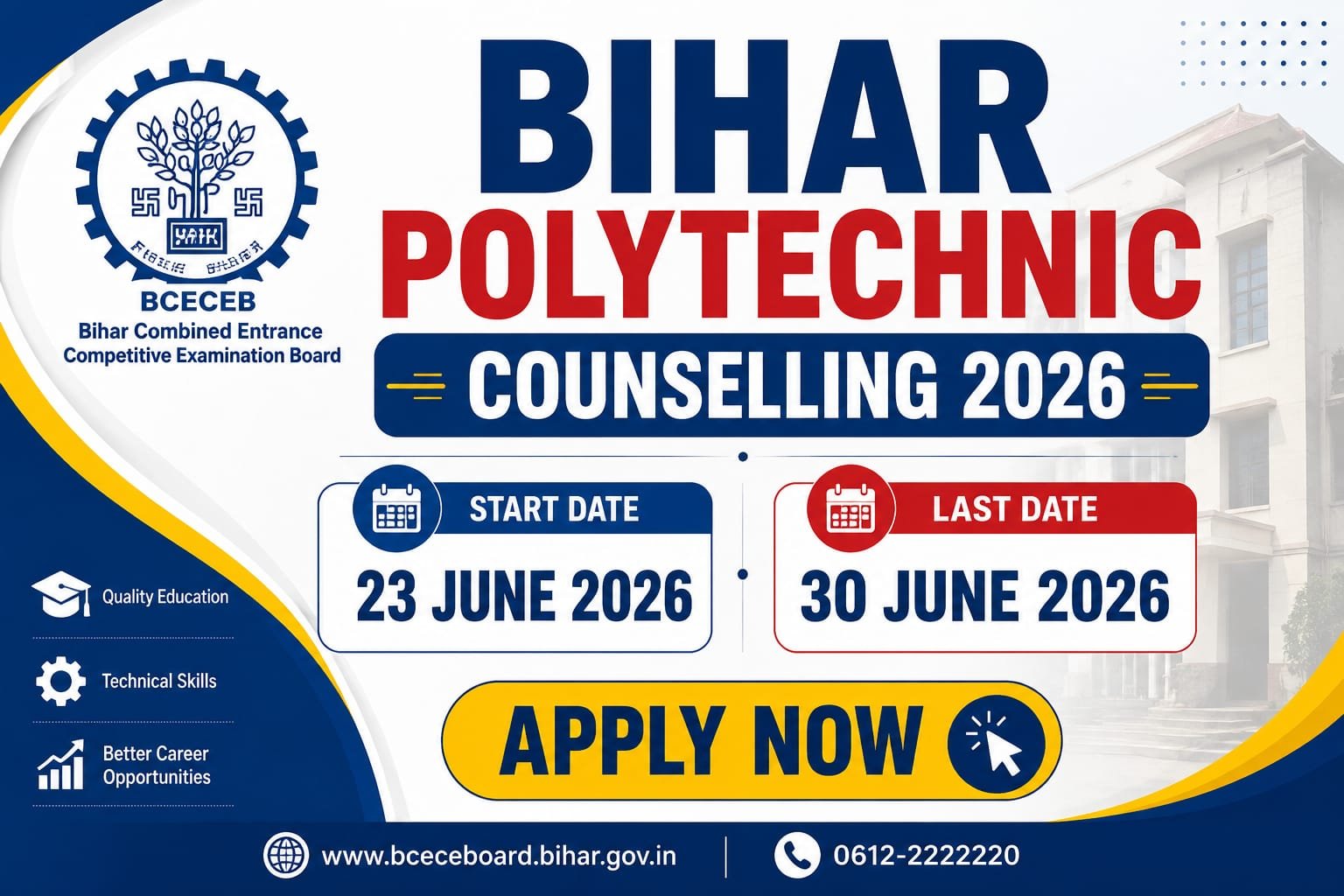 Bihar Polytechnic Counselling 2026